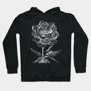 Ink - Peony Variation 2 Hoodie